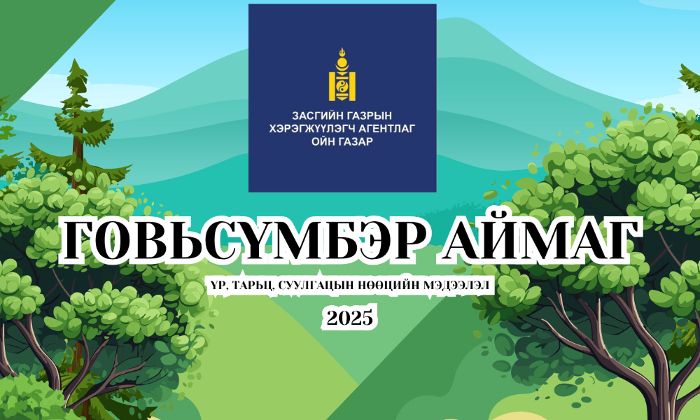 ҮР, ТАРЬЦ, СУУЛГАЦЫН НӨӨЦИЙН МЭДЭЭЛЭЛ /ГОВЬСҮМБЭР/